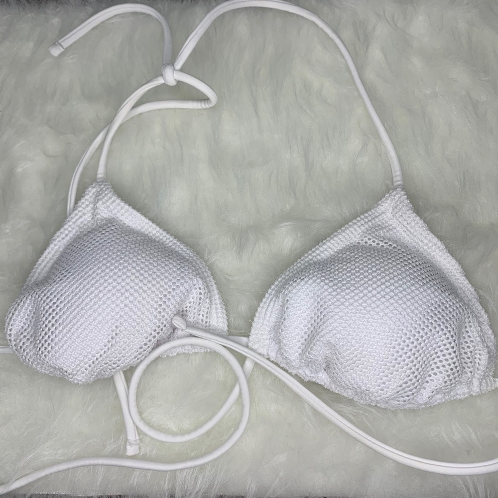 Off white bikini top